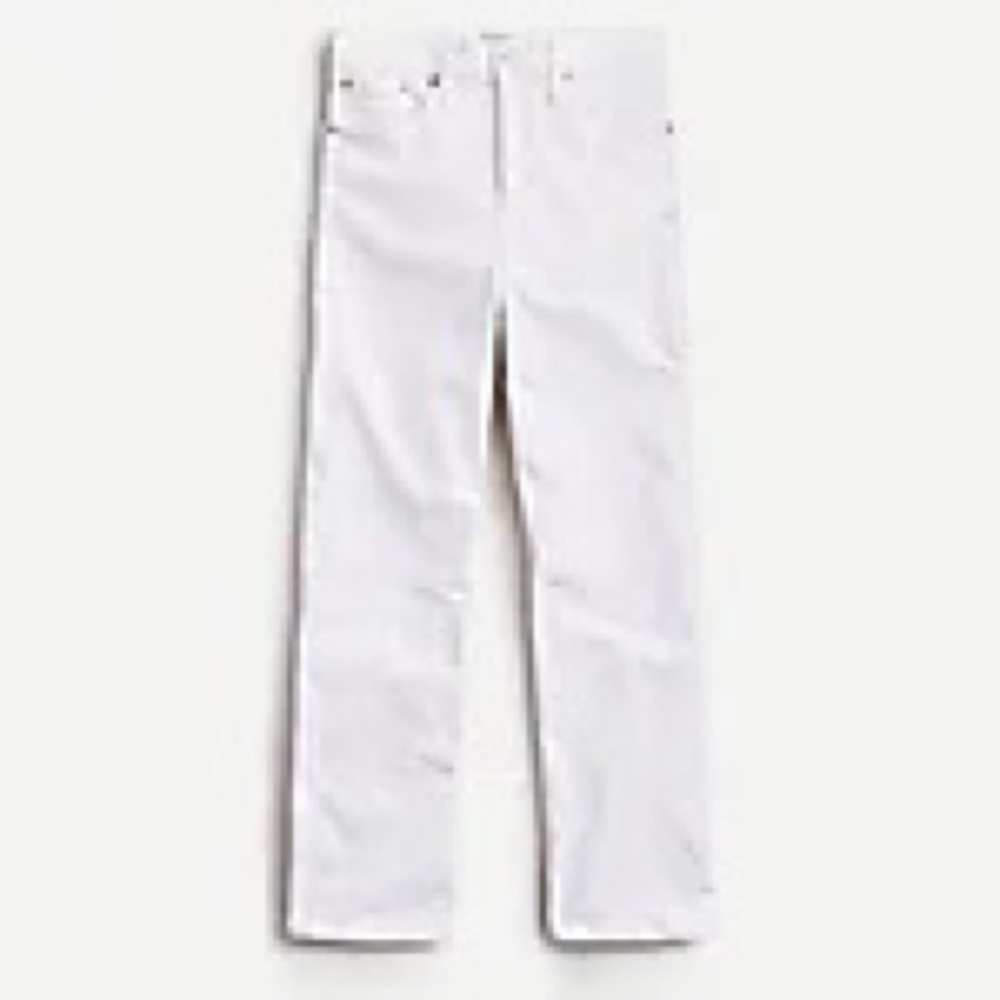 J. Crew Slim wide-leg jean in white AJ533